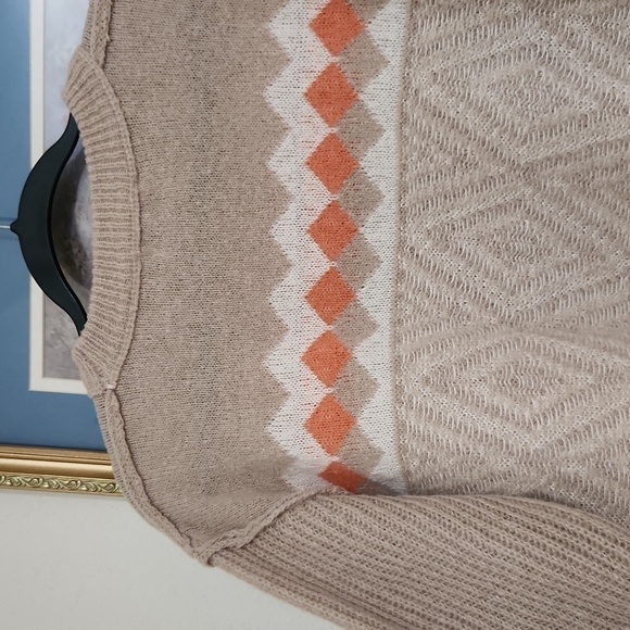 Soft Small/Medium Sweater With Baloon Sleeve Cozy Fall Winter Lagenlook - Picture 10 of 13